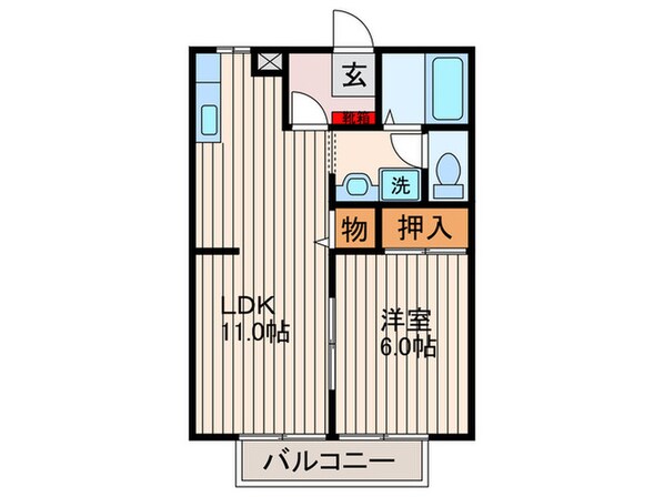 メゾン西村の物件間取画像